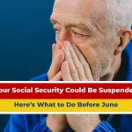 Senior citizen reviewing a Social Security suspension letter
