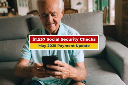 Senior checking mobile banking app for Social Security deposit