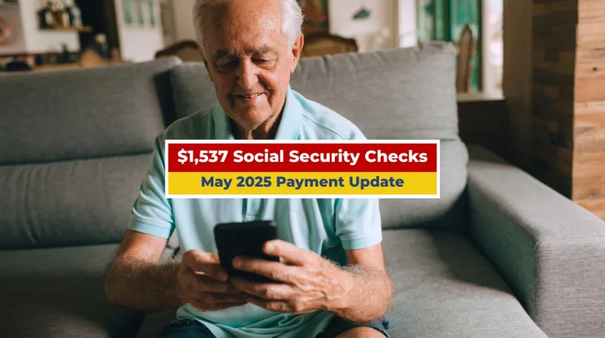 Senior checking mobile banking app for Social Security deposit
