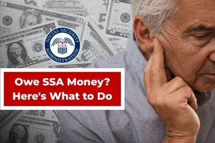 Person in tension due to Social Security overpayment notice