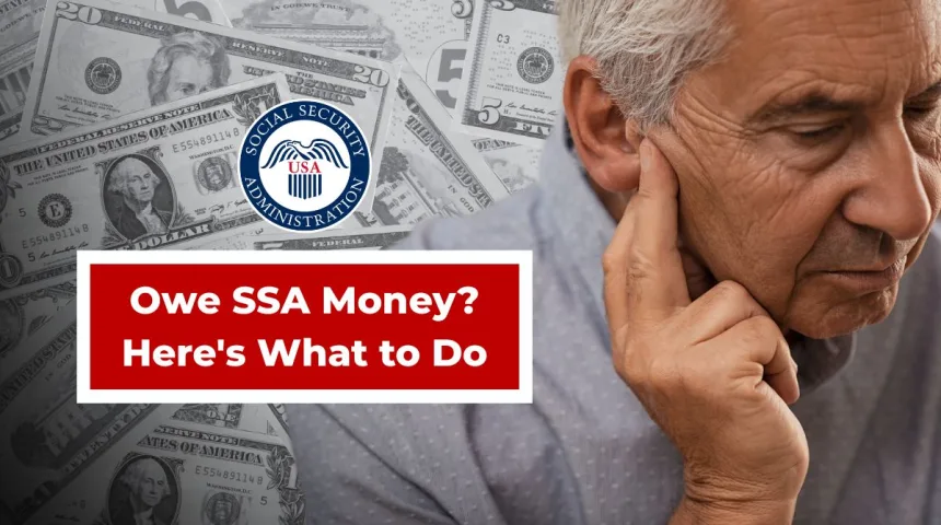 Person in tension due to Social Security overpayment notice